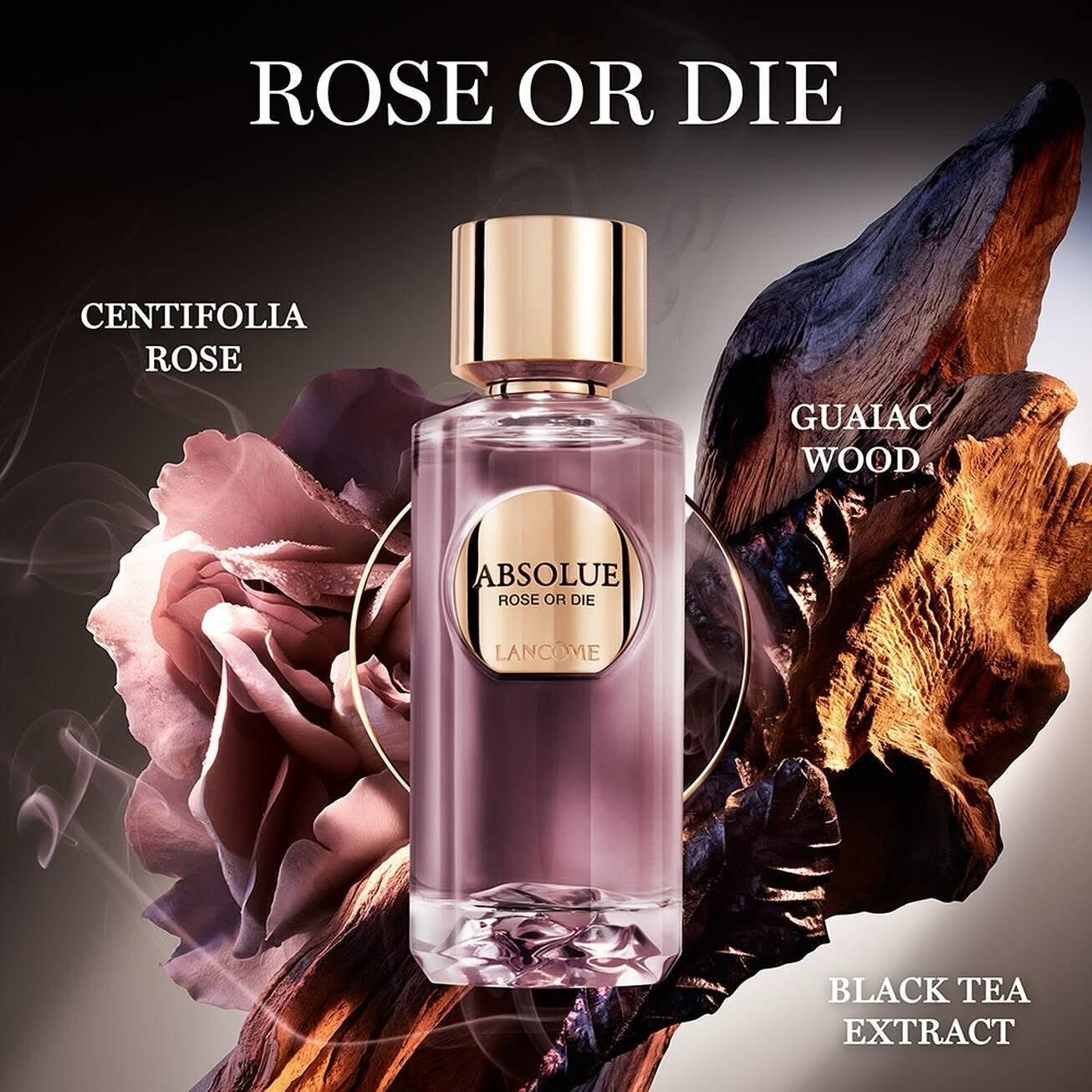 Lancome Absolue Rose Or Die Smoke & Black Tea Edp 100ml Perfume _0
