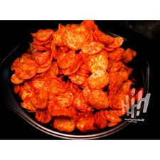 Kerepek Opak Sira Pedas Kering 500g _0