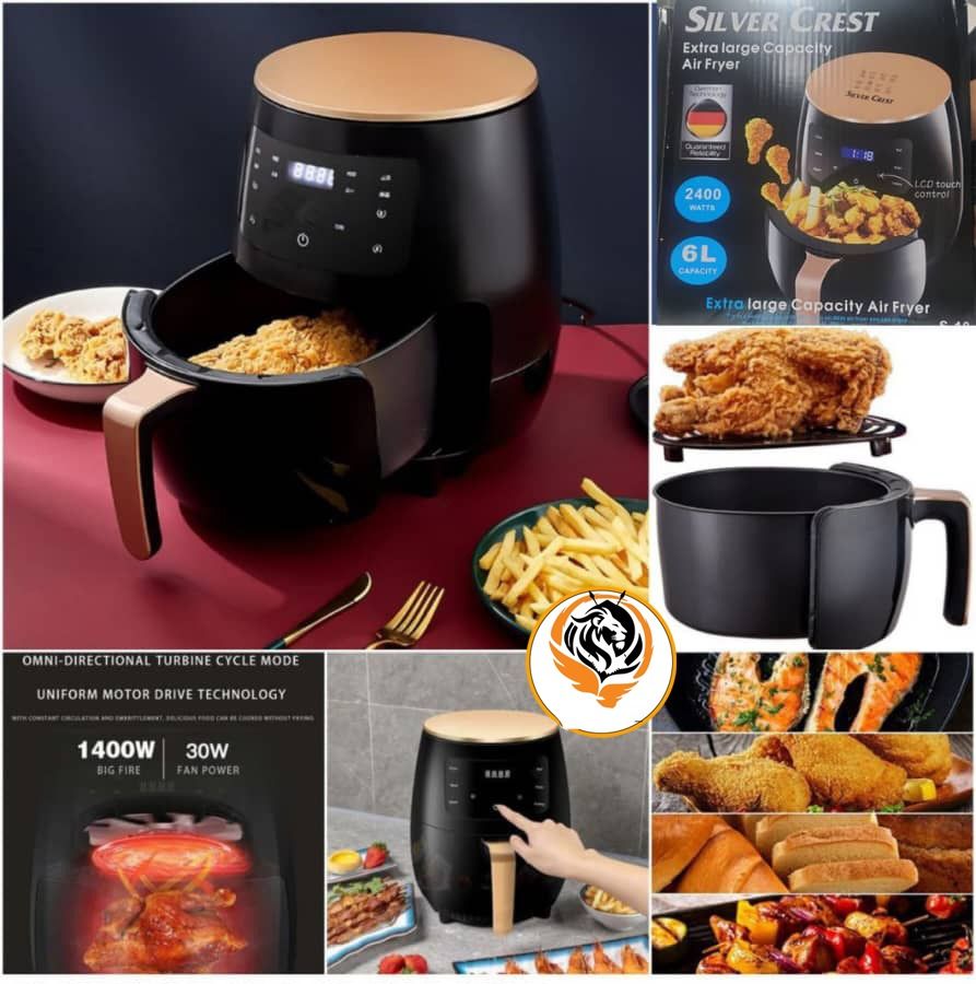 Silver Crest 6L Multifunctional Electric Air Fryer - 1400W 🍗✨_0