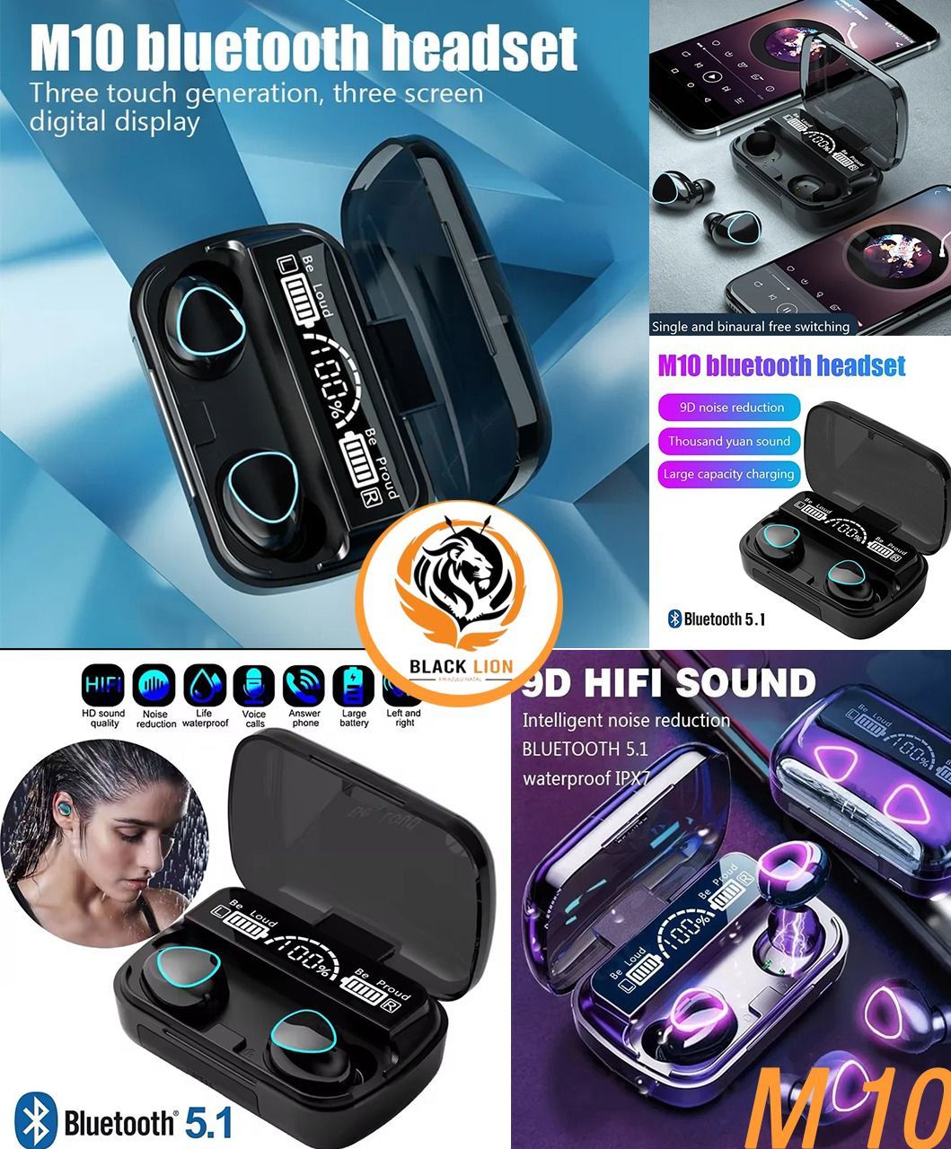  M10 Bluetooth Earphones – HiFi Wireless Sound 🎧✨_0