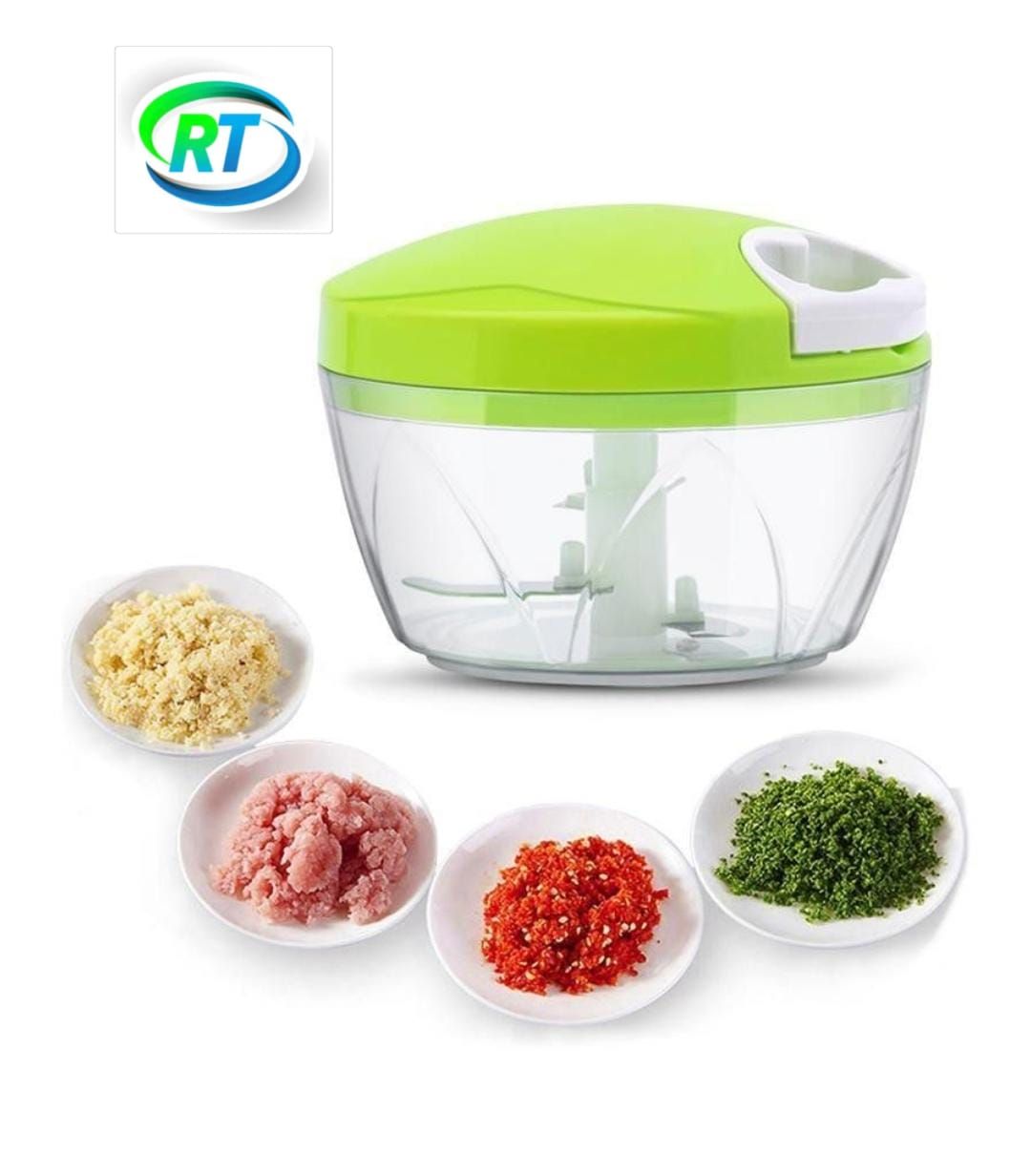 Manual Spin Vegetable Chopper – Quick & Easy Cutting 🥕🔪_2