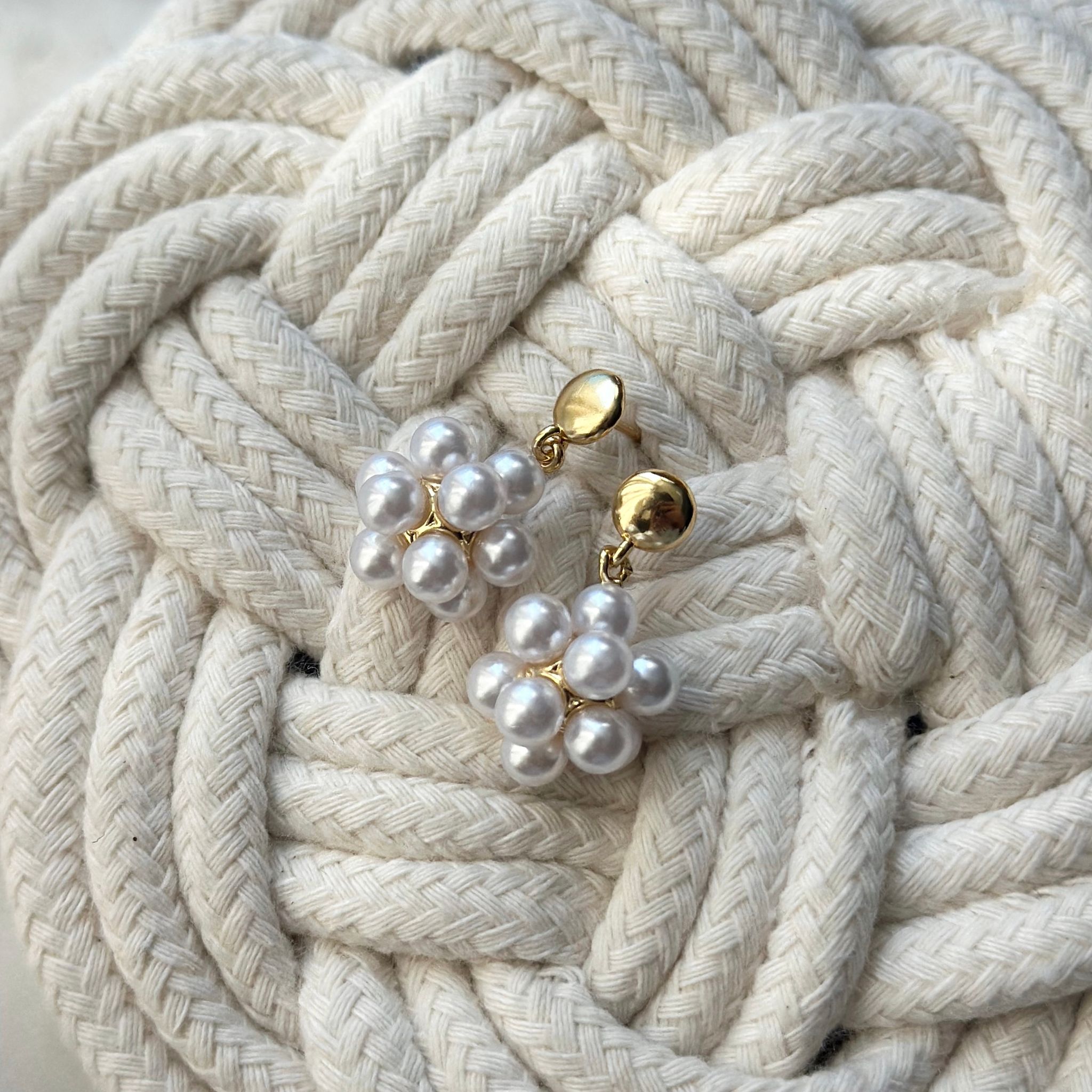 Pearl Flower Earrings_1