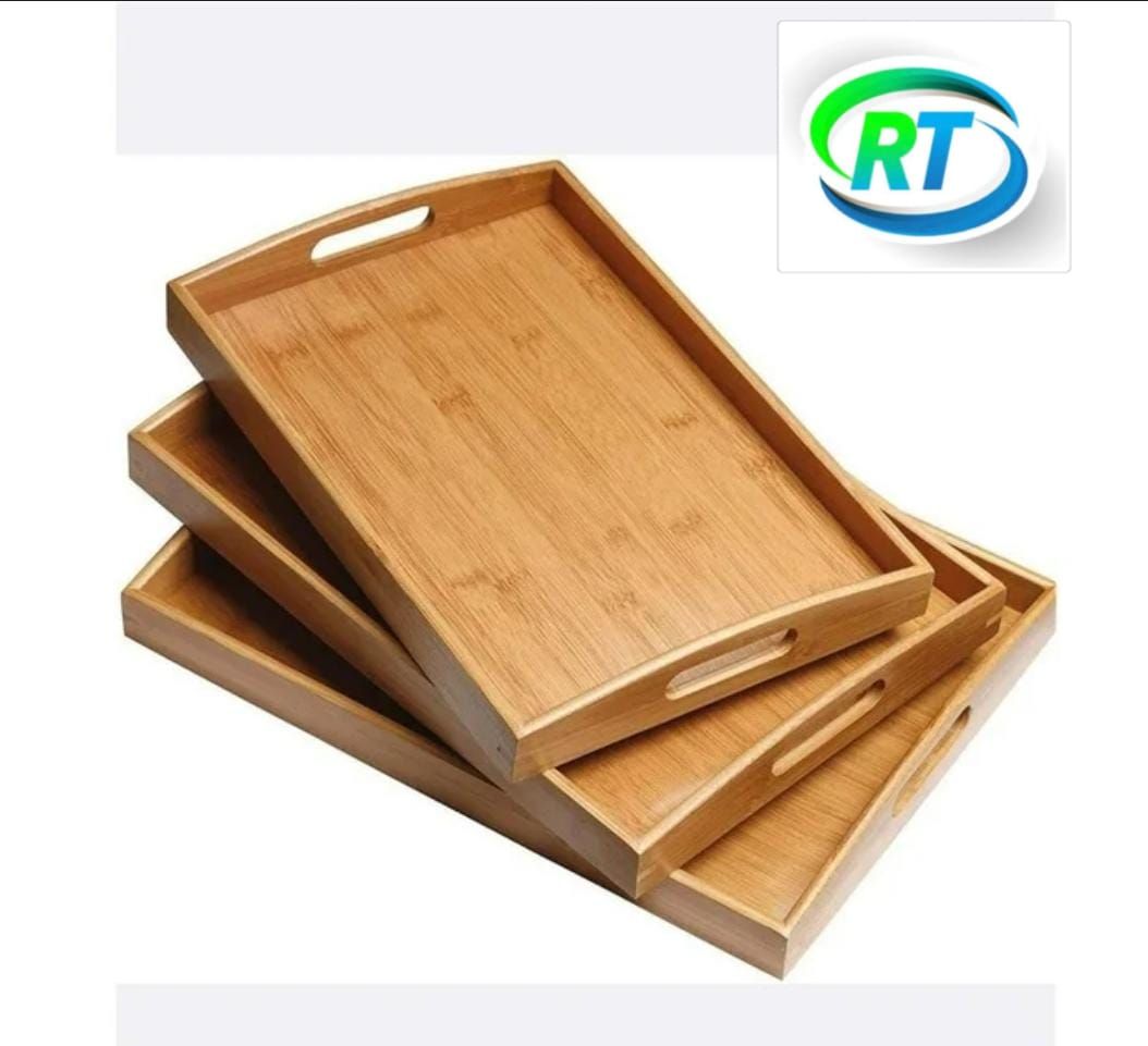 Elegant Wooden Tray – Serve in Style 🍽️🌿_0