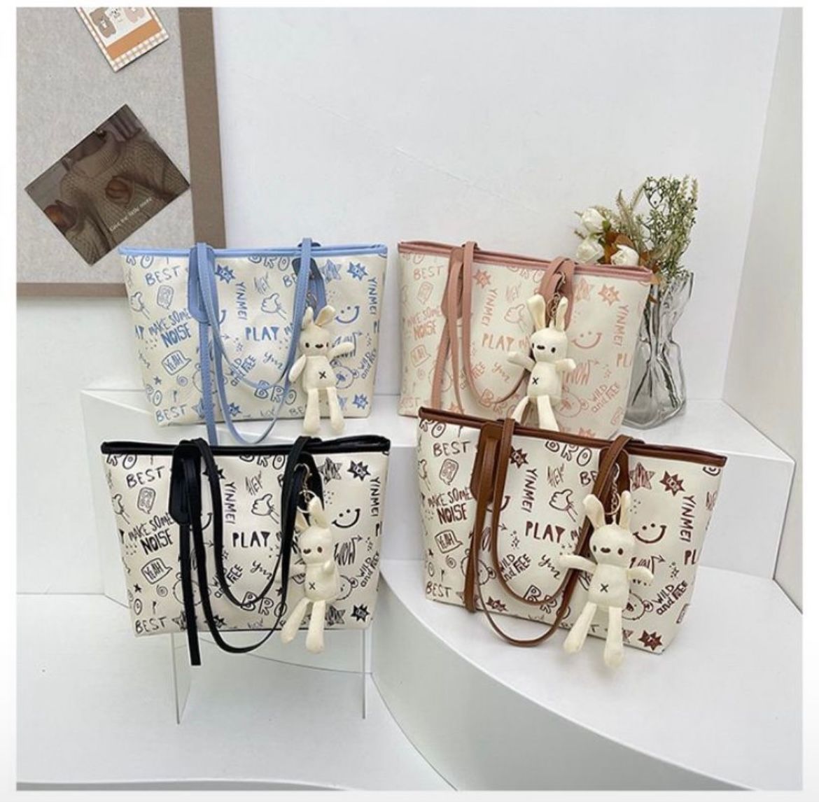 Teddy bear tote bag _0