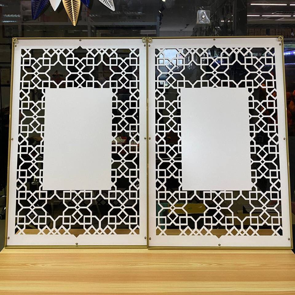 IRON WALL DECORATION ALLAH MUHAMMAD AAM555 (2 PC)_5