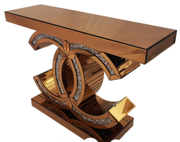 LUXURY CONSOLE TABLE-T08 - ROSE GOLD_3