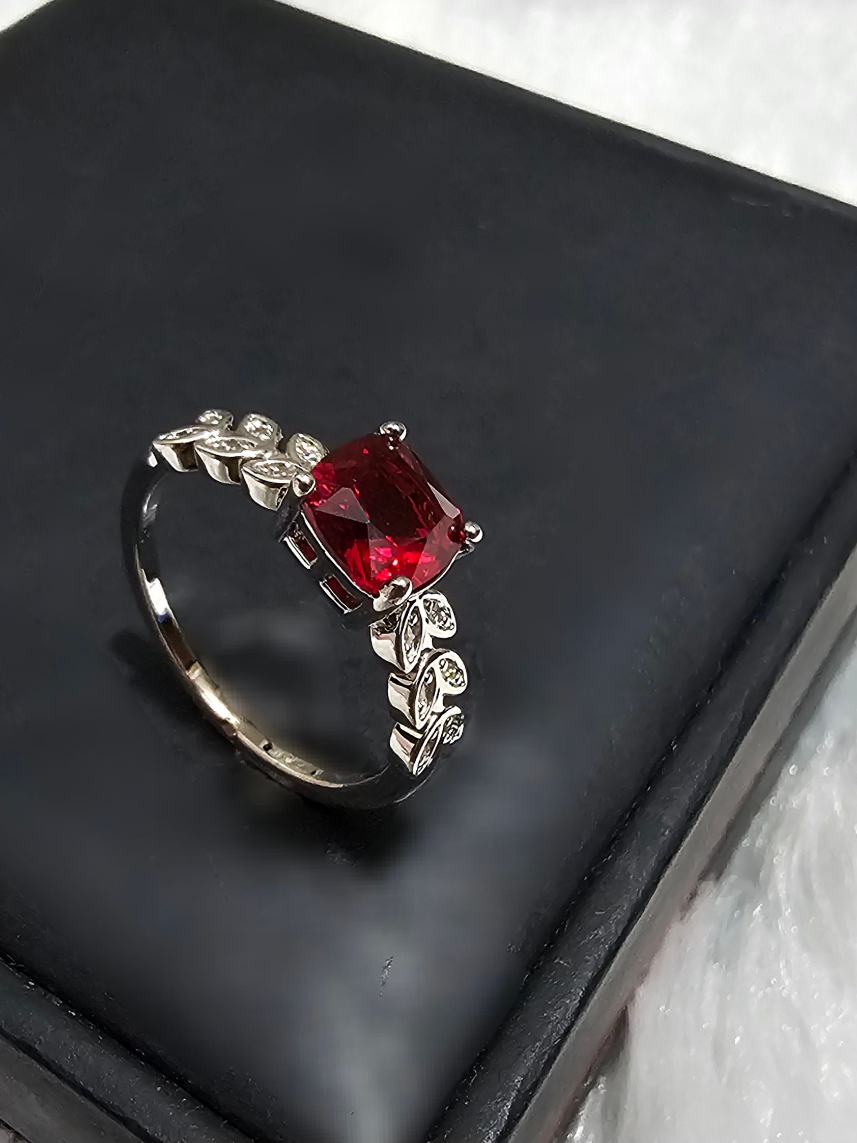 SS AD Red Stone Rings _0