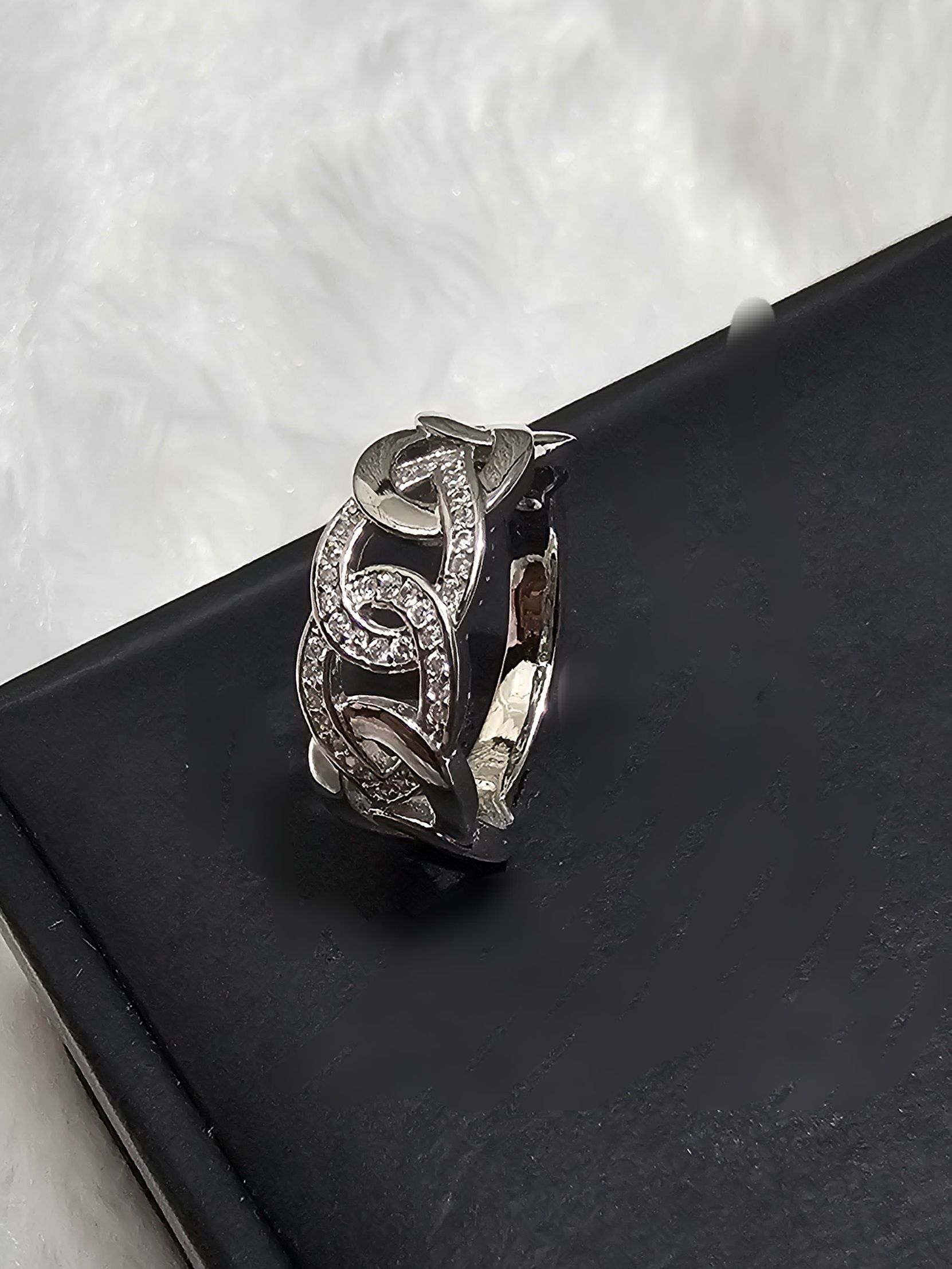 SS AD White Stone Rings_0