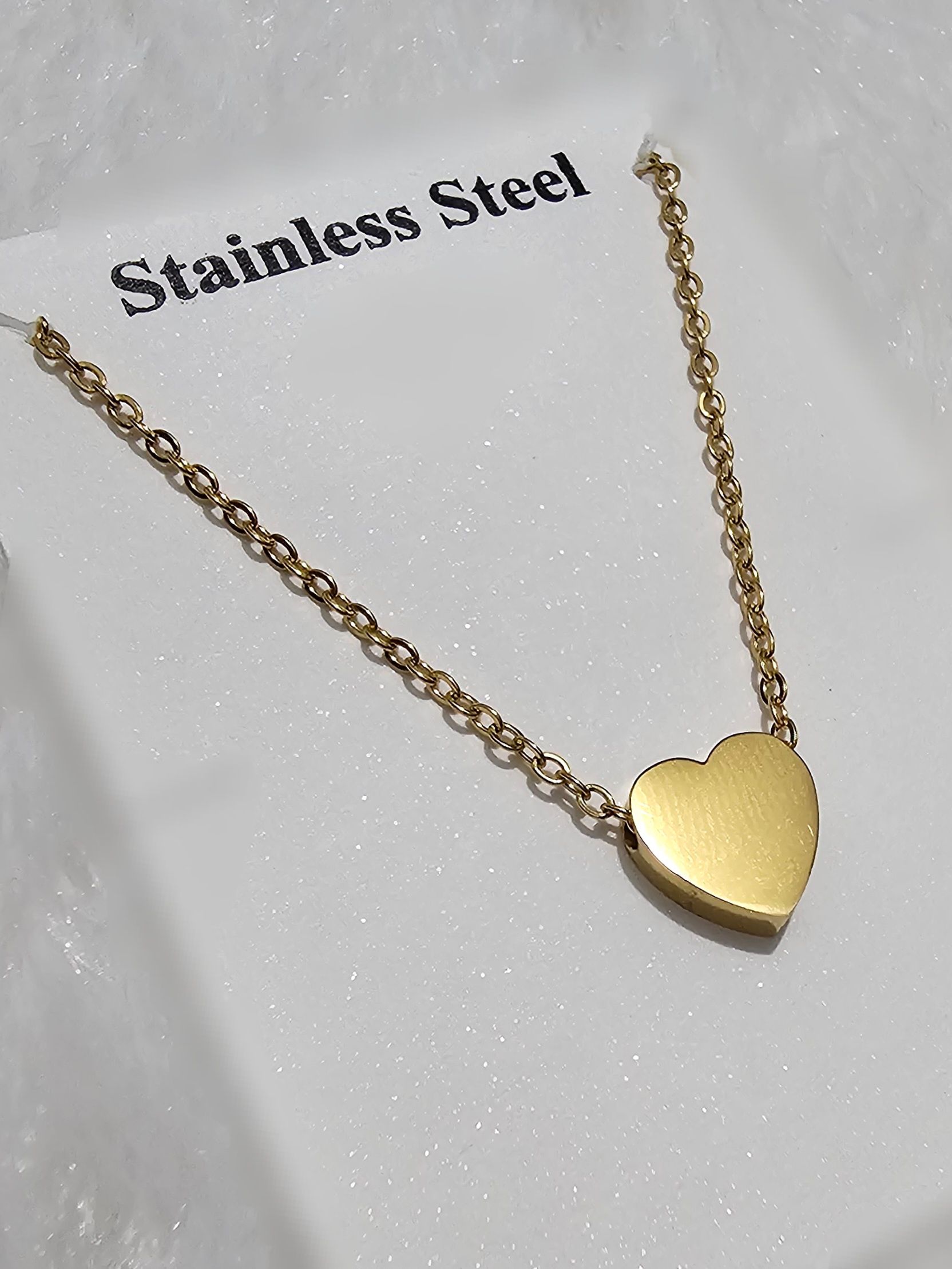 SS Gold Pendent Chain _0