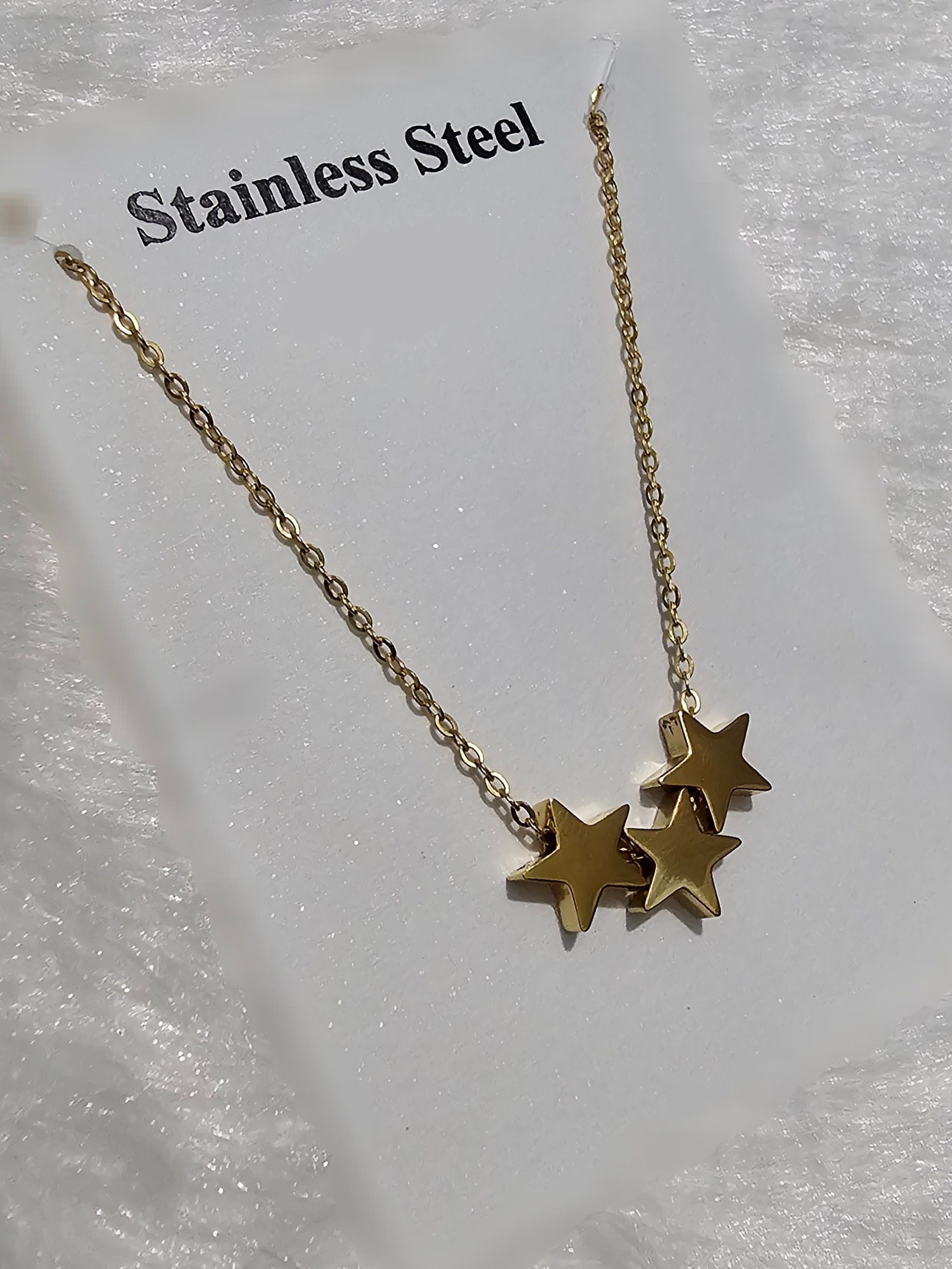 SS Gold Pendent Chain_0