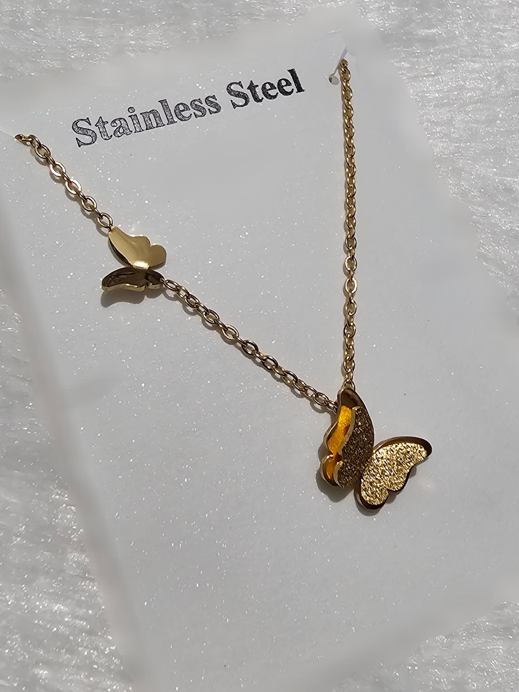 SS Gold Pendent Chain_0