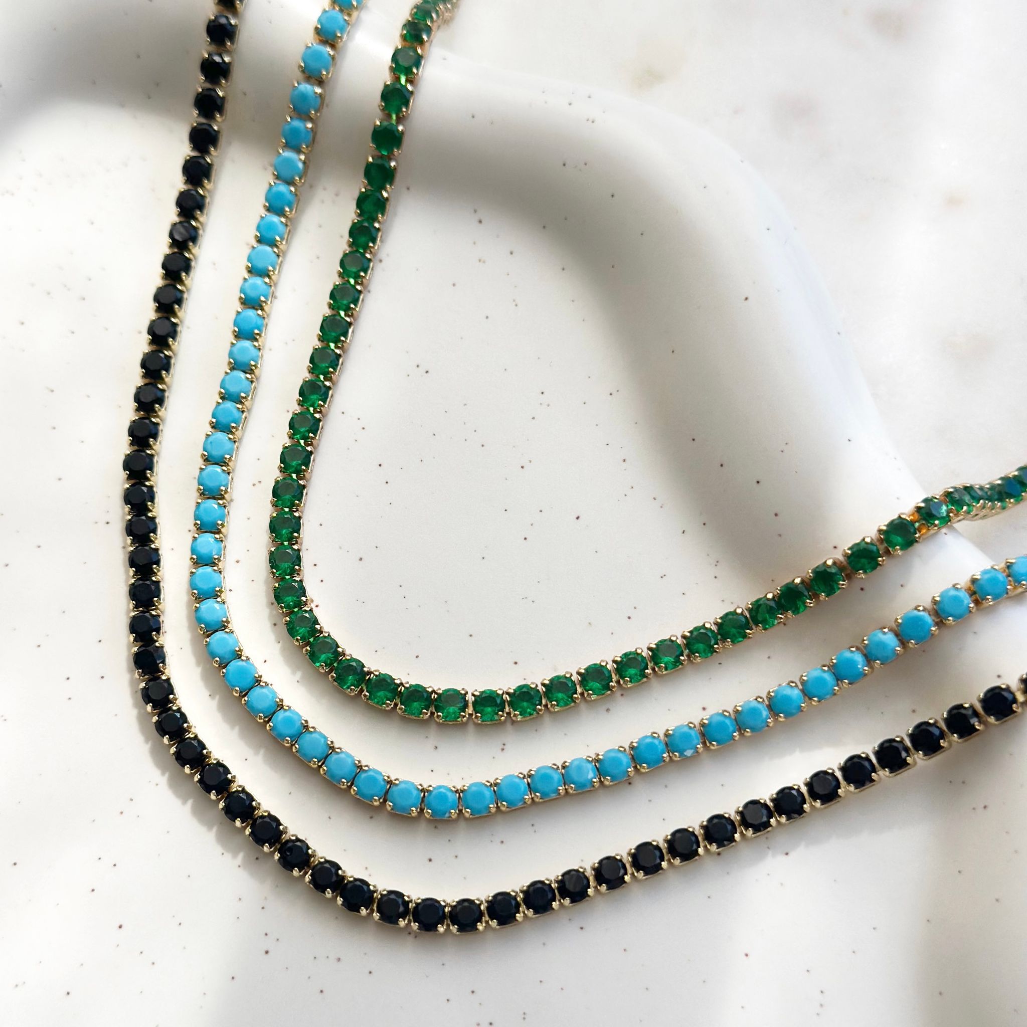 Color Tennis Necklace_0