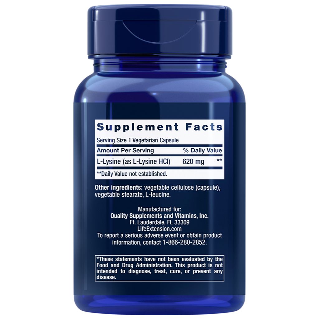 L - Lysine 620 mg (L - Lisina)_1