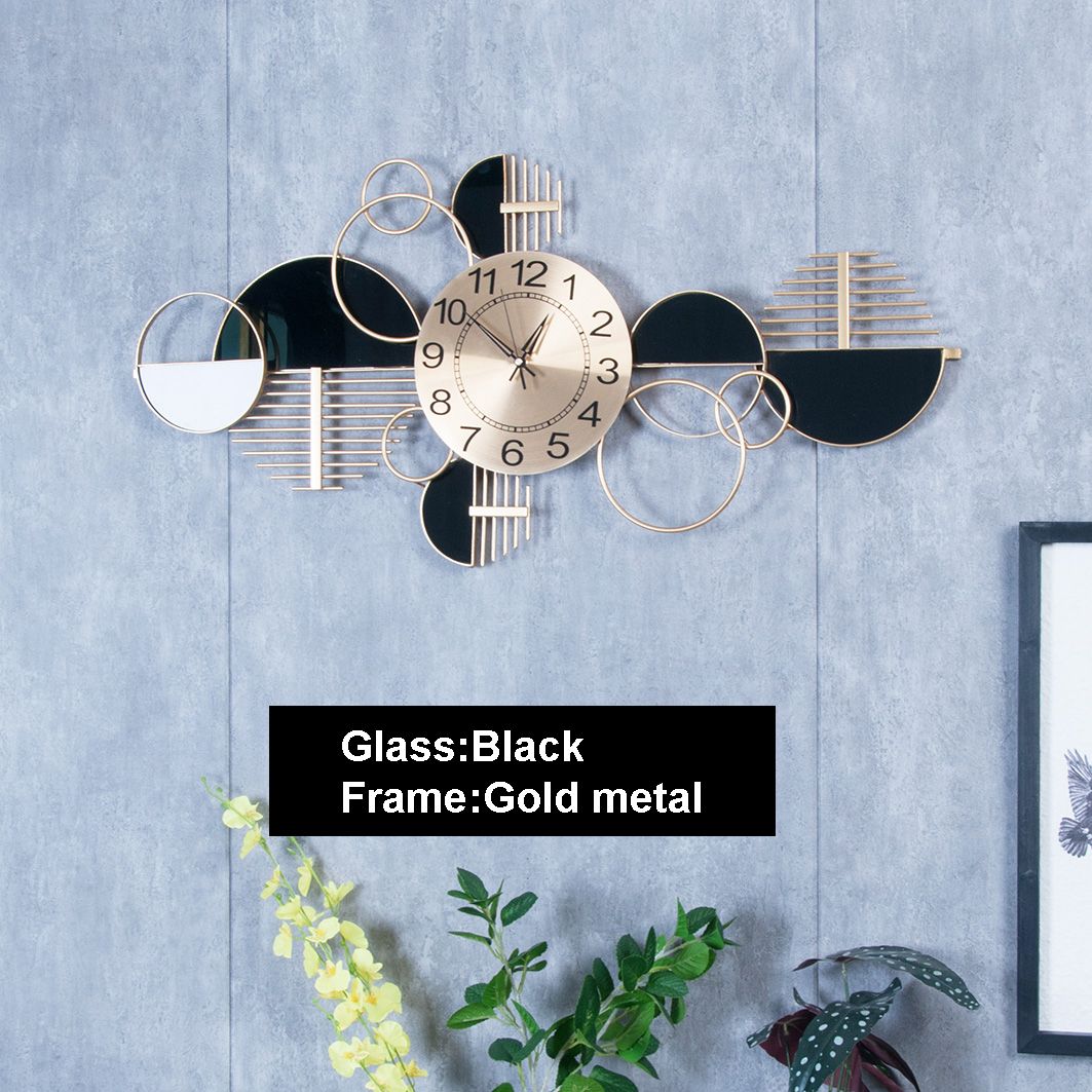 CLOCK IRON WALL DECORATION A2320_5