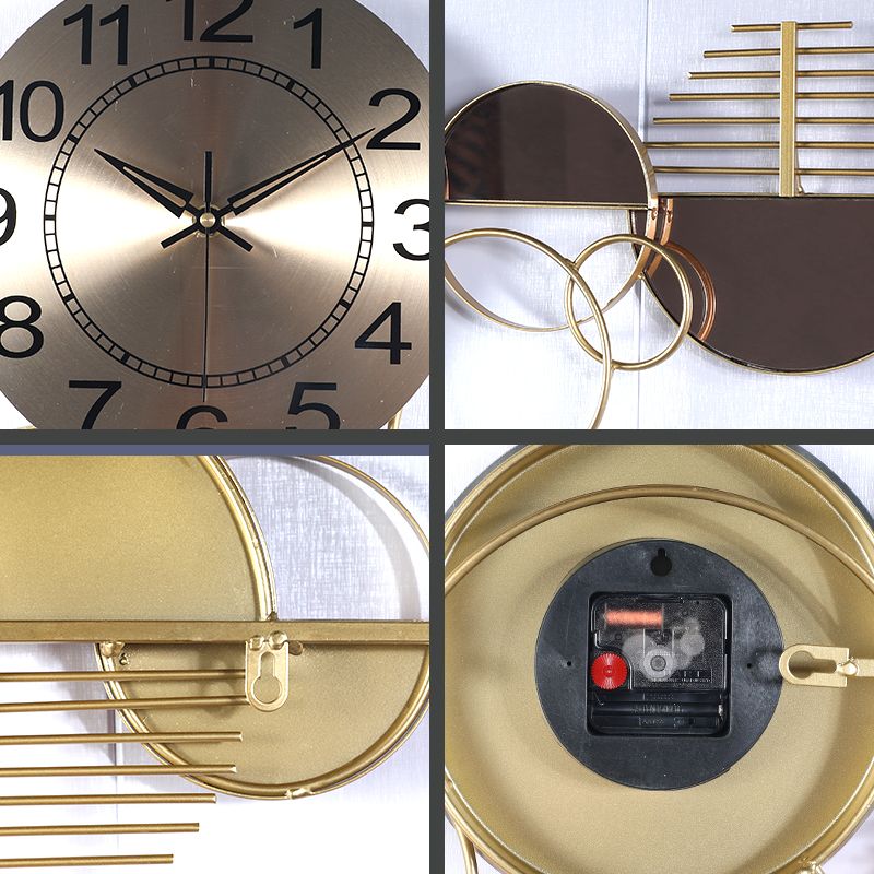 CLOCK IRON WALL DECORATION A2320_4