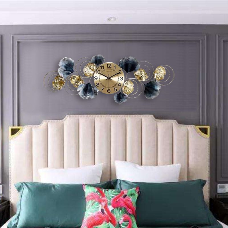 CLOCK IRON WALL DECORATION A0836_1