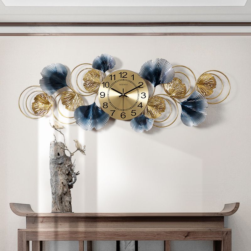 CLOCK IRON WALL DECORATION A0836_5