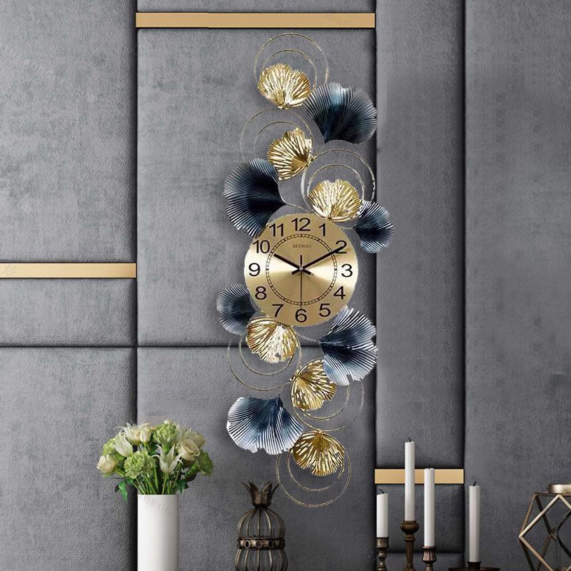 CLOCK IRON WALL DECORATION A0836_2