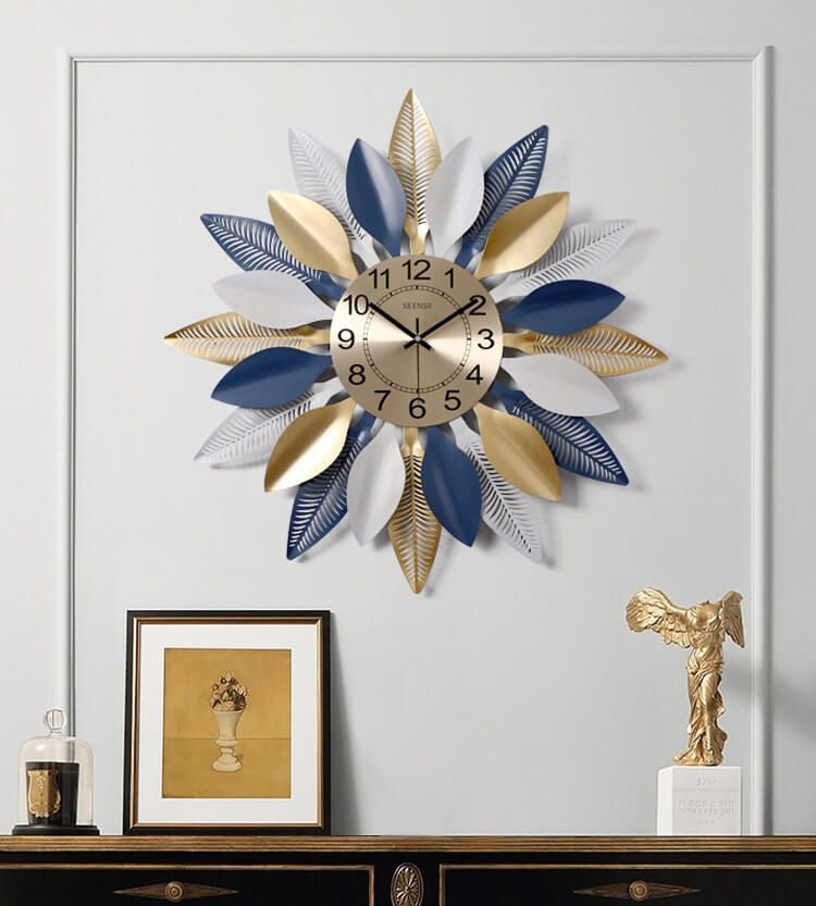 CLOCK IRON WALL DECORATION A2039_1