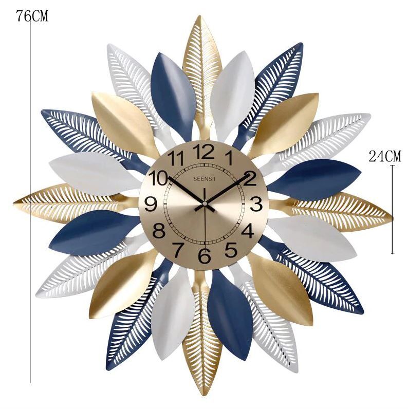 CLOCK IRON WALL DECORATION A2039_6
