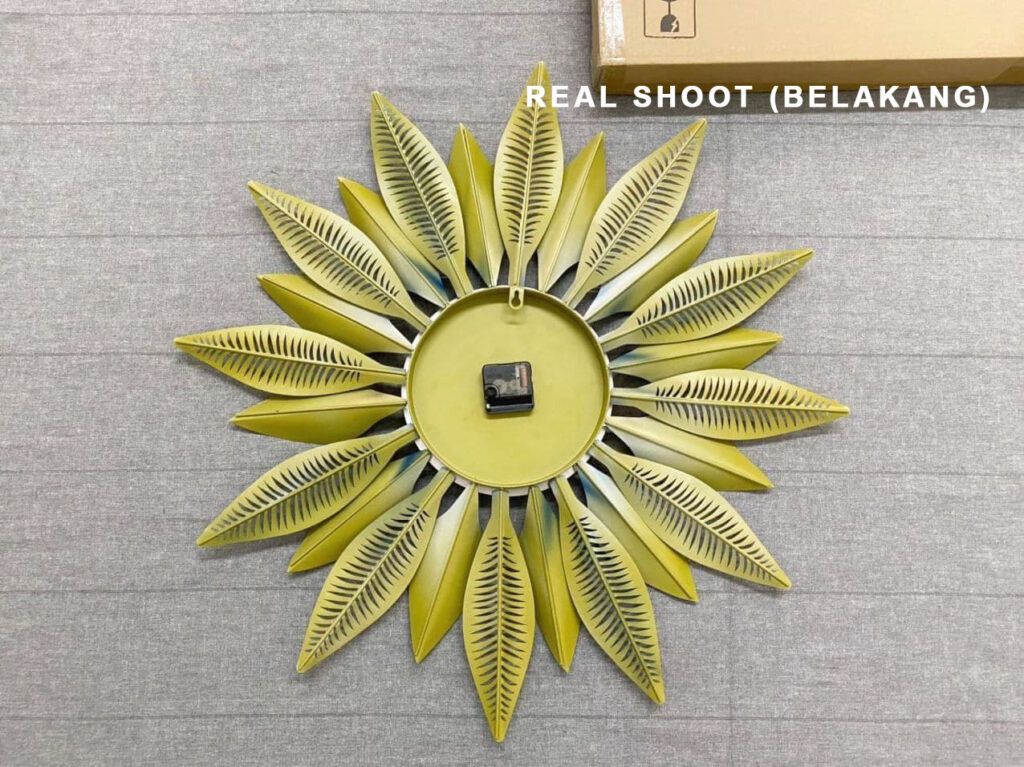 CLOCK IRON WALL DECORATION A2039_3