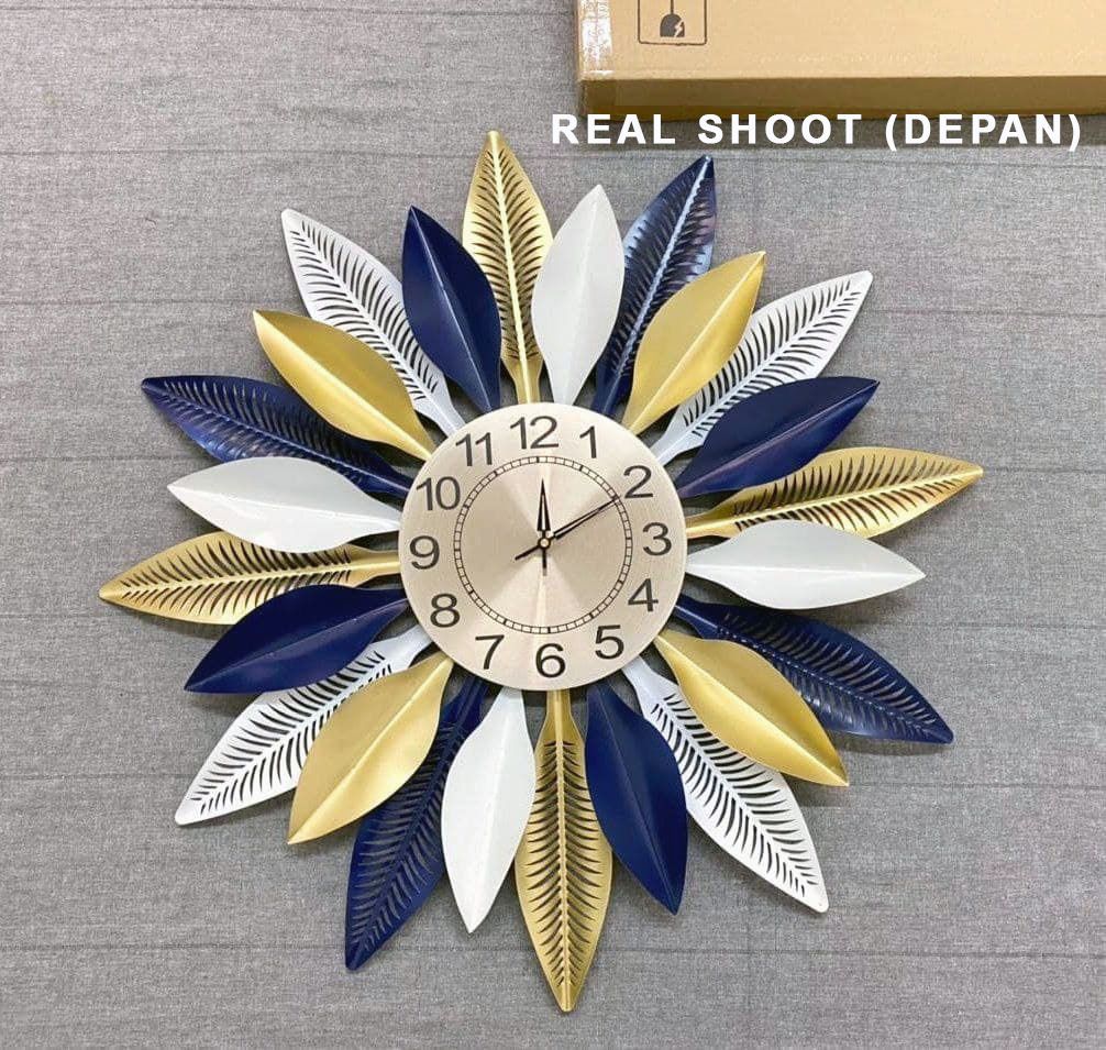 CLOCK IRON WALL DECORATION A2039_2