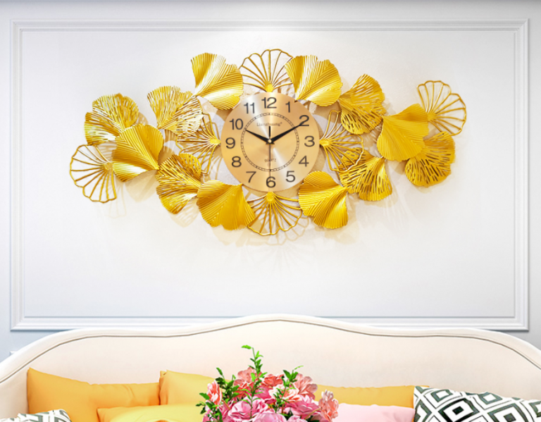 CLOCK IRON WALL DECORATION A2097_2