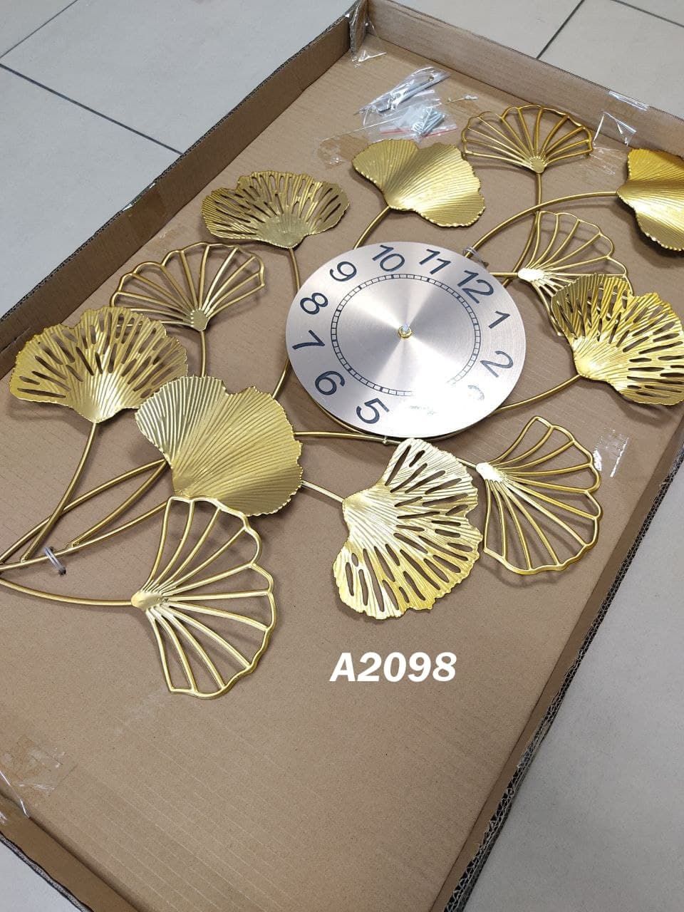 CLOCK IRON WALL DECORATION A2098_6