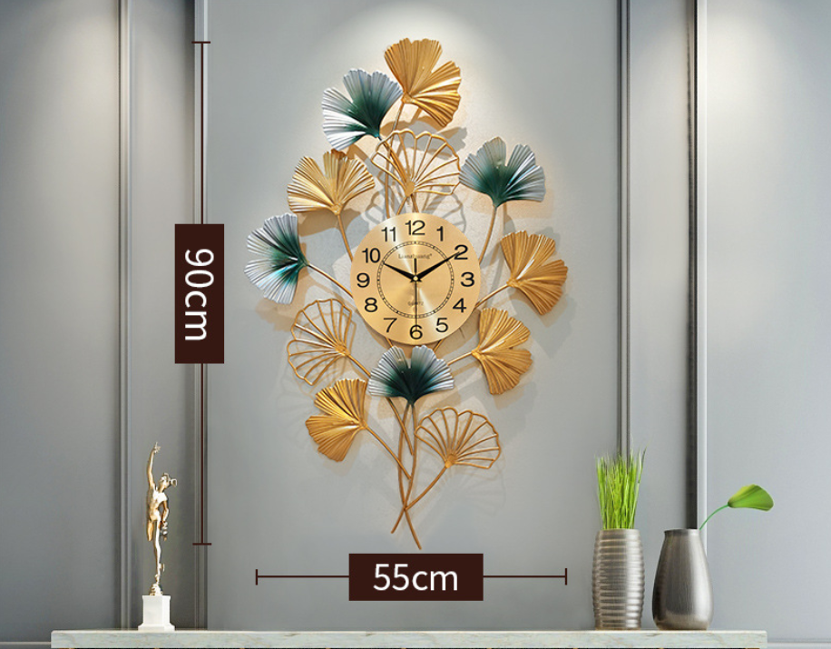 CLOCK IRON WALL DECORATION A2098_5