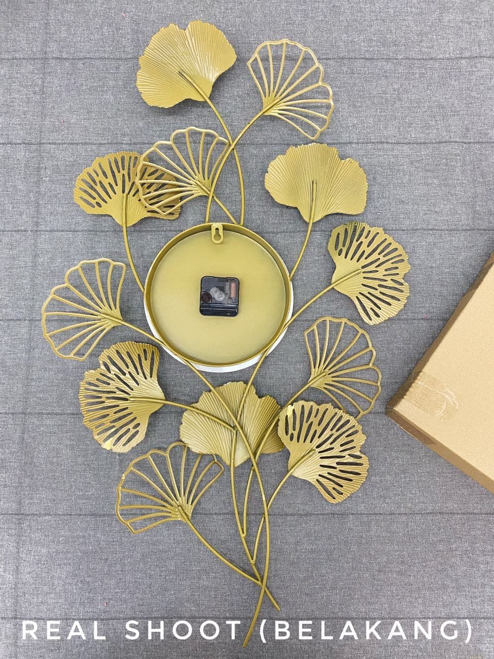 CLOCK IRON WALL DECORATION A2098_4