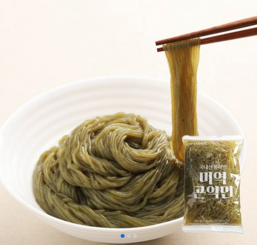 슬로우래빗 미역곤약면 180g_0