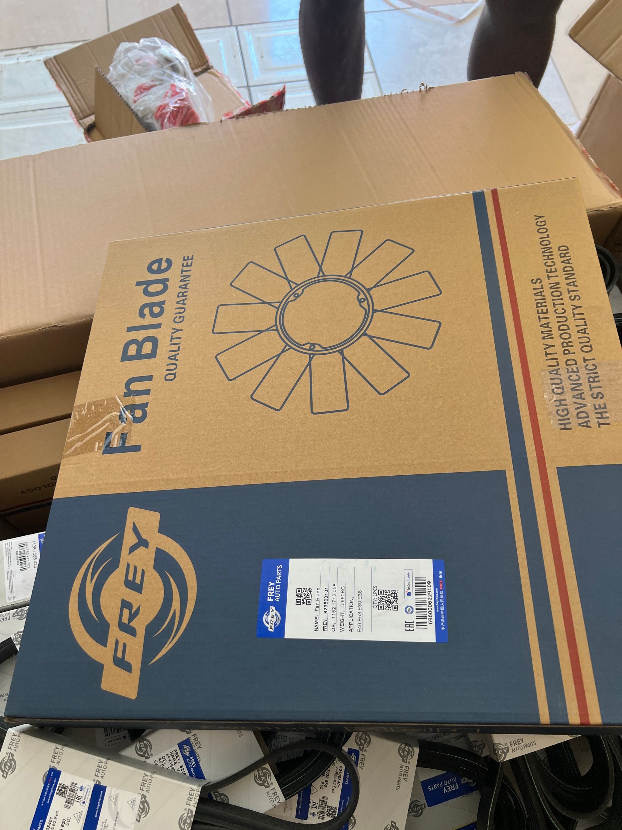 Fan blade m54 engine_0