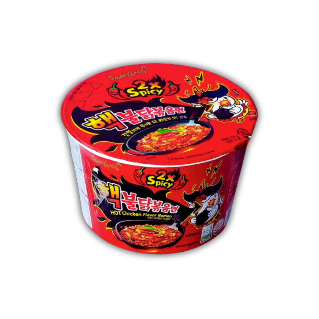 Samyang Ramen Big Bowl Hot Chicken Flavor Ramen 2x Spicy 105g_1