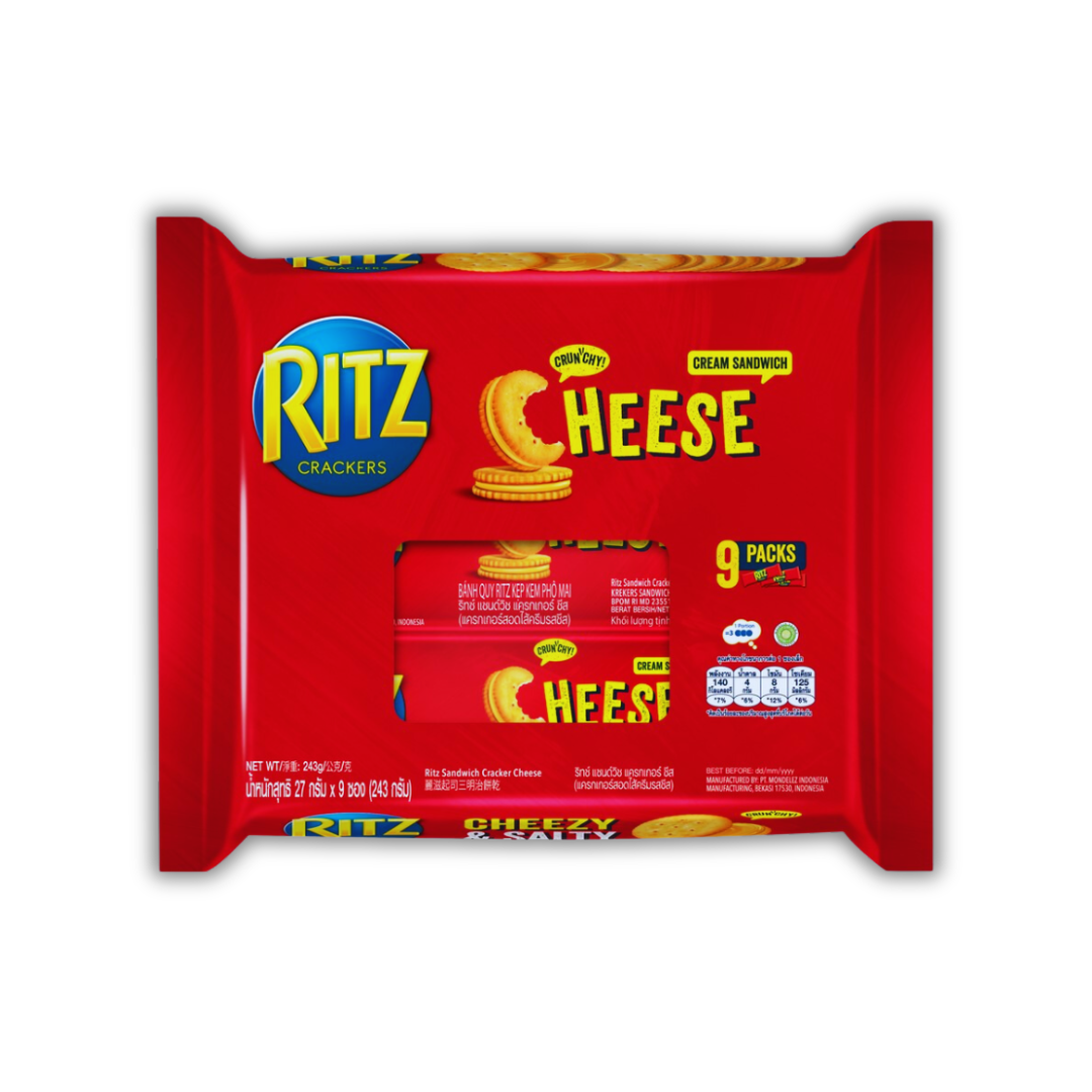 Ritz Crackers Cheese 9packs x 27g_0