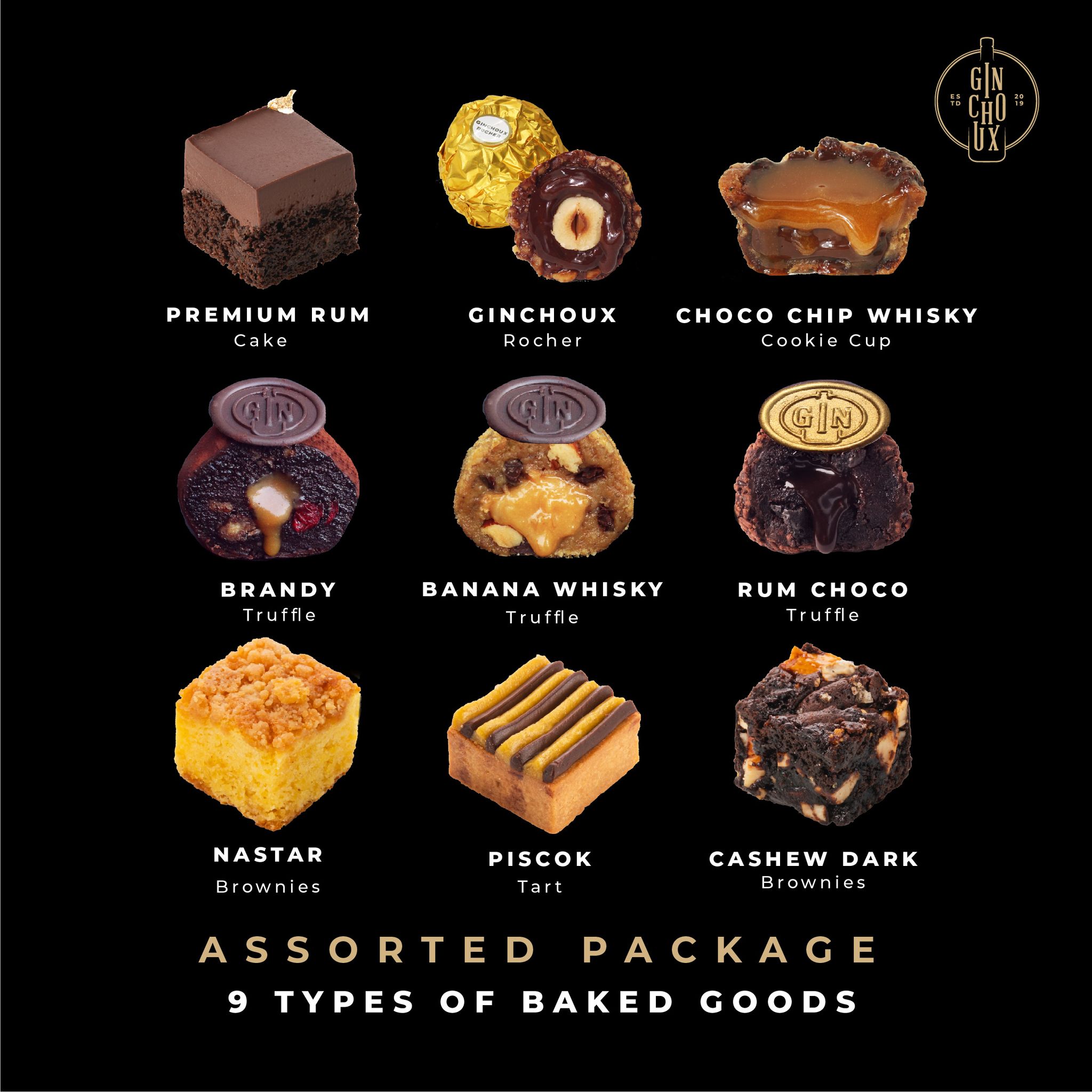 Choux & Baked Goods - Box of 14_1