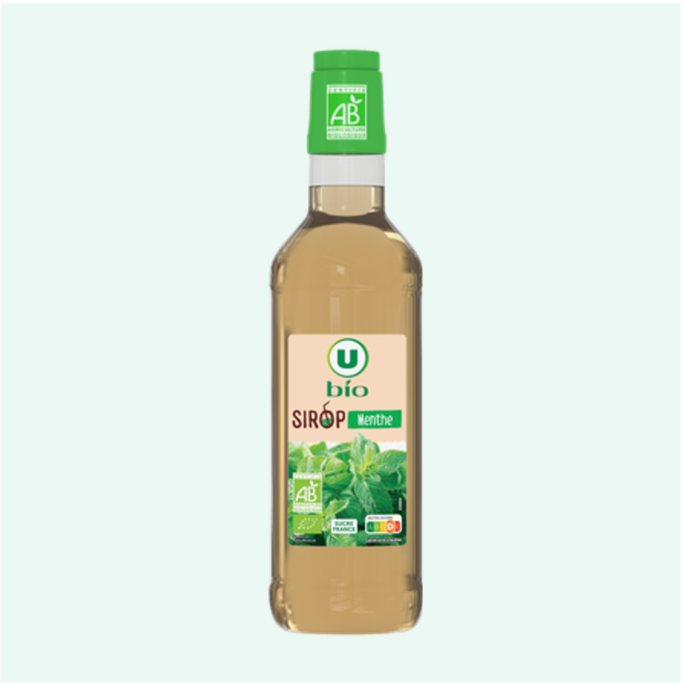 U Sirop Menthe Bio 50cl_0