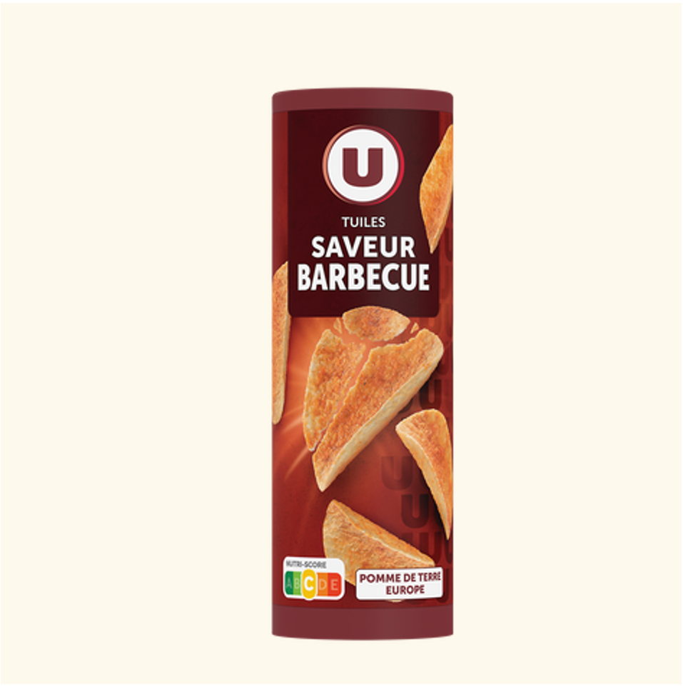 U Tuiles Saveur Barbecue 170g_0