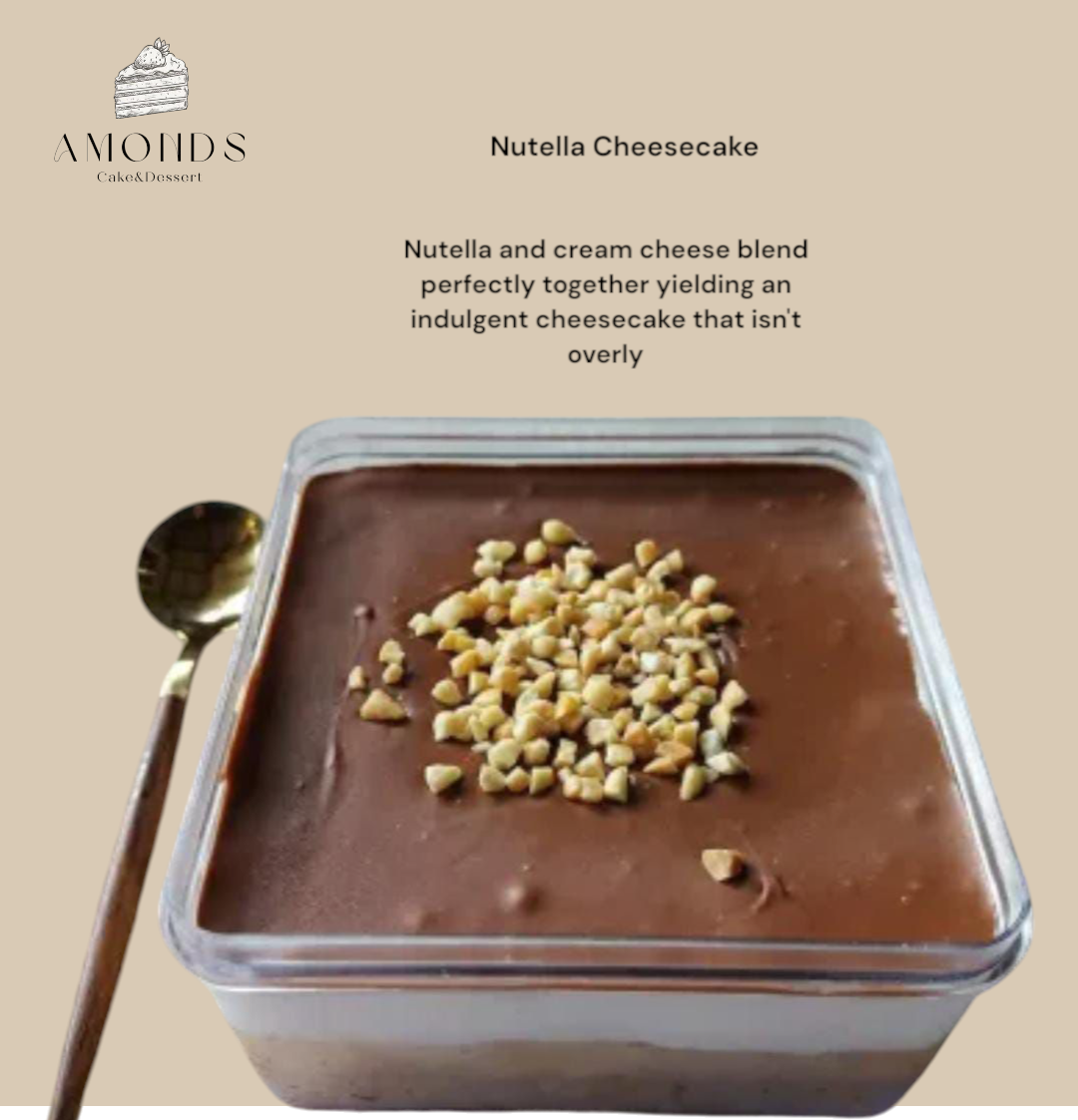  Nutella Cheesecake ( good  for 4 person ) _0