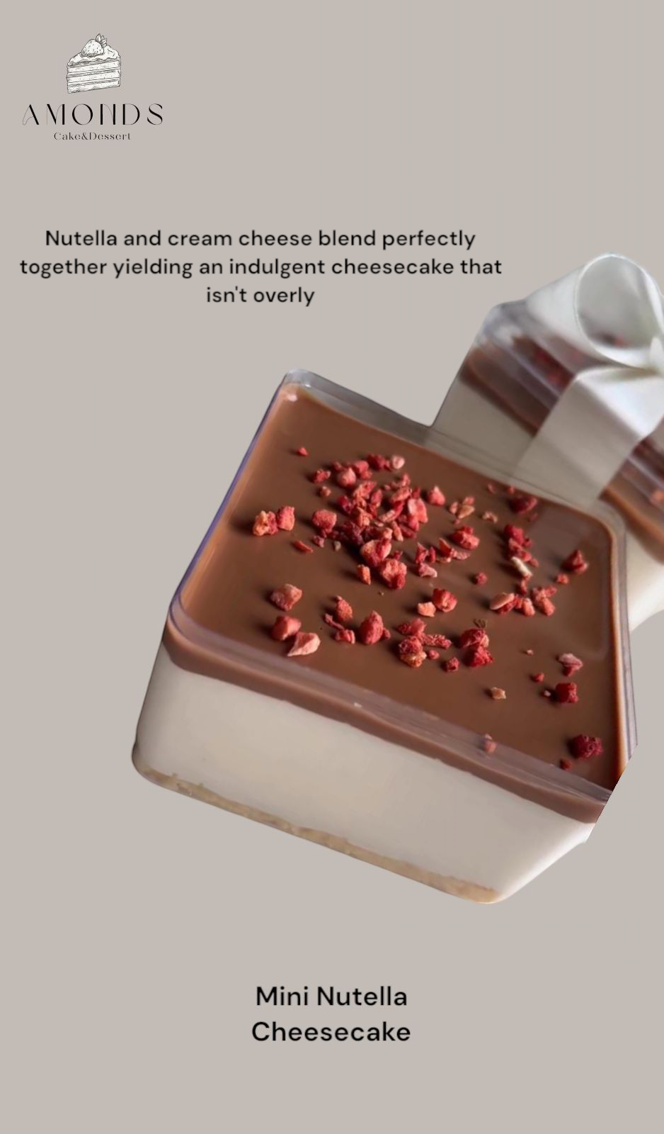 Mini Nutella Cheesecake ( for 1 person )_0