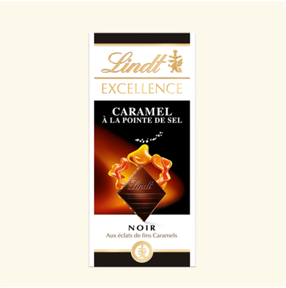 Lindt Exellence Chocolat au Lait Caramel à la Pointe de Sel 100g_0