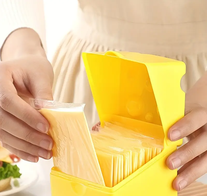 Cheese Slice Preservation Refrigerator Storage Container _3