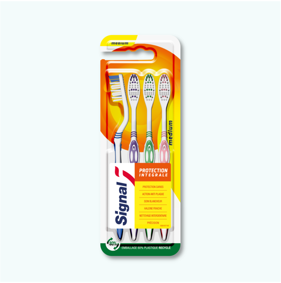 Signal 4x Brosses à dents Protection Intégrale Souple_0