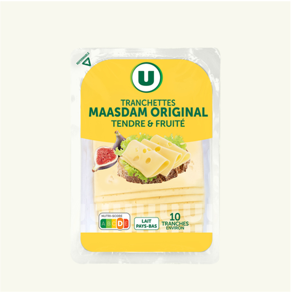 U Tranchettes Maasdam Original 10 tranches_0