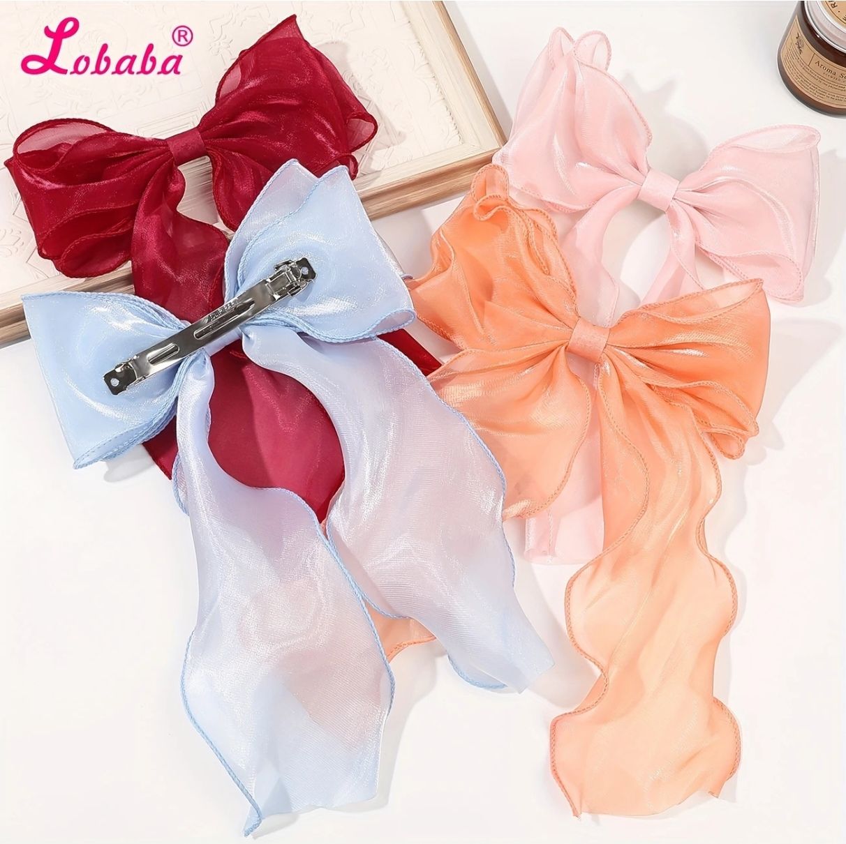 Hair bow with clip_2