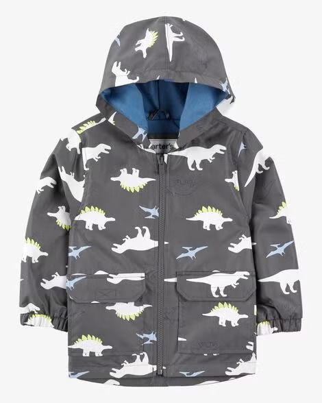 Dinosaur Color Changing Rain Jacket (12mths to Kid-14)_0