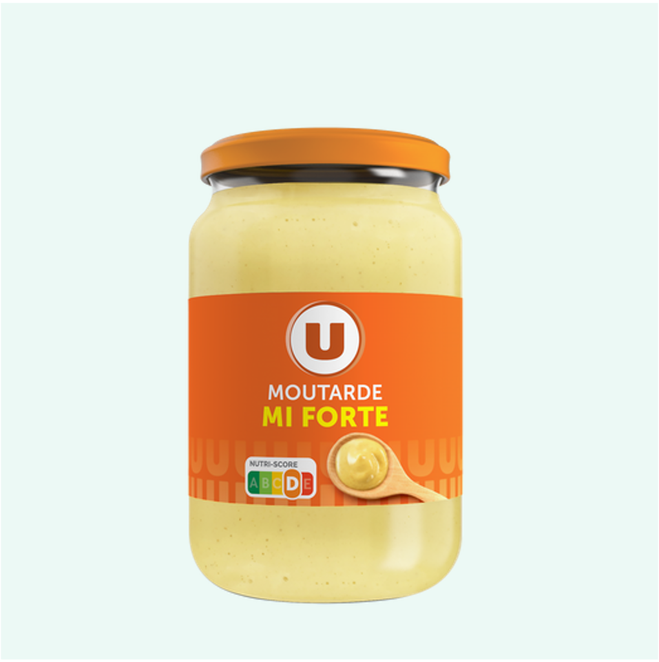 U Moutarde Mi Forte 350g_0