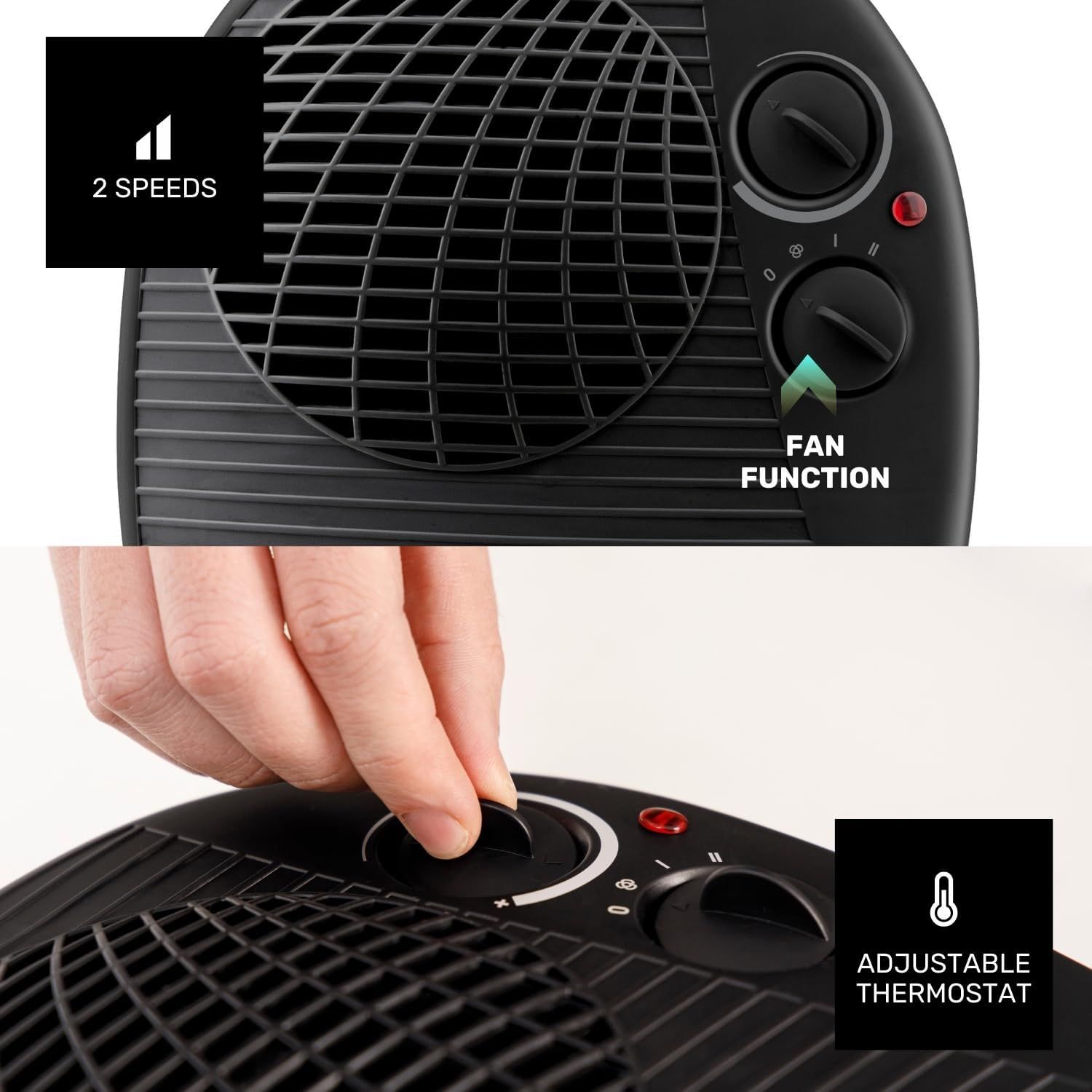 FAN HEATER- TAURUS - AL. TFH-3001_3