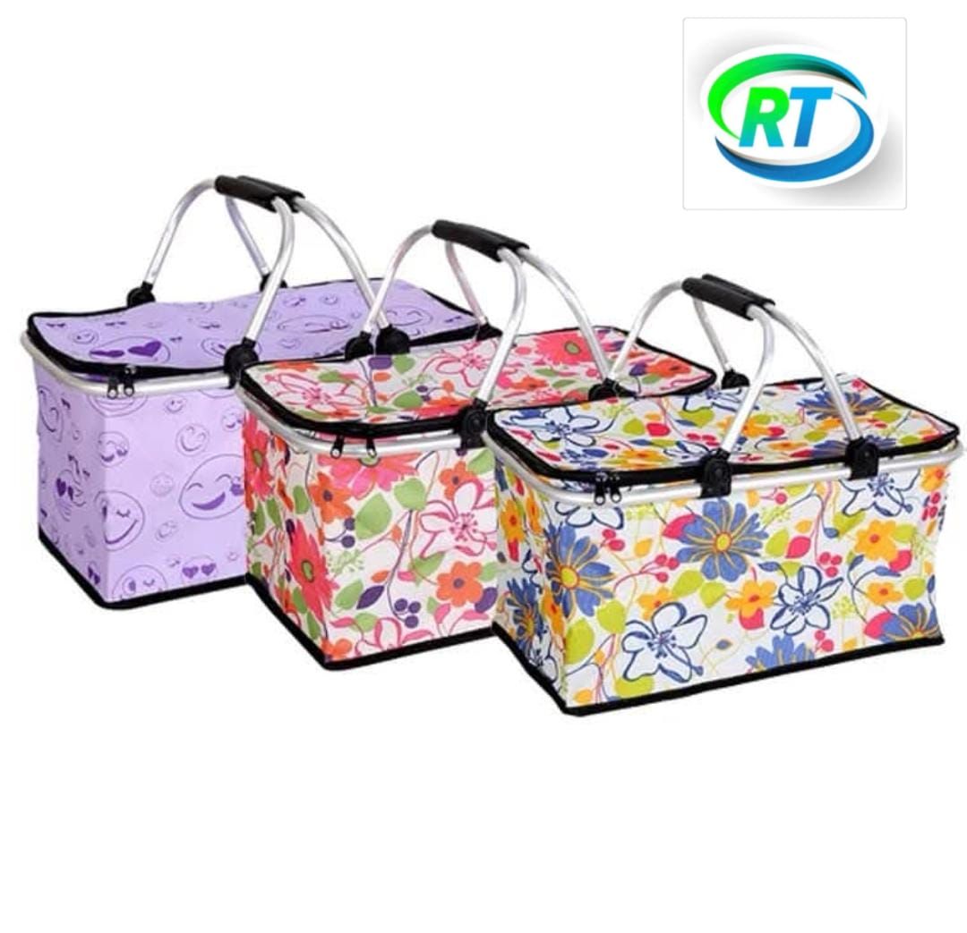 Collapsible Insulated Picnic Basket – Keep Your Food Fresh Anywhere! 🧺❄️_4