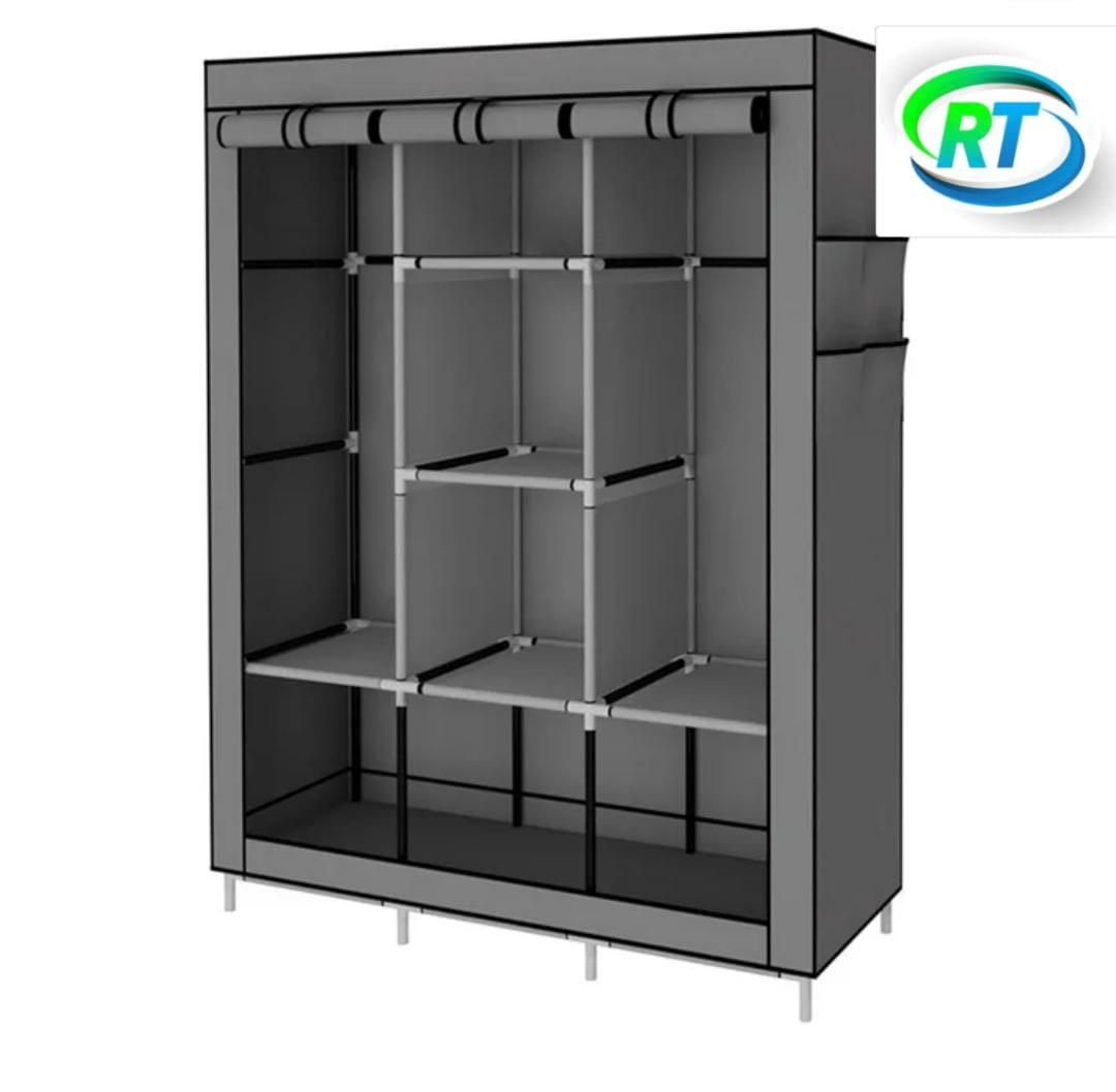 Collapsible Portable Cupboard with Zipper – Convenient & Space-Saving Storage Solution 🏠✨_4