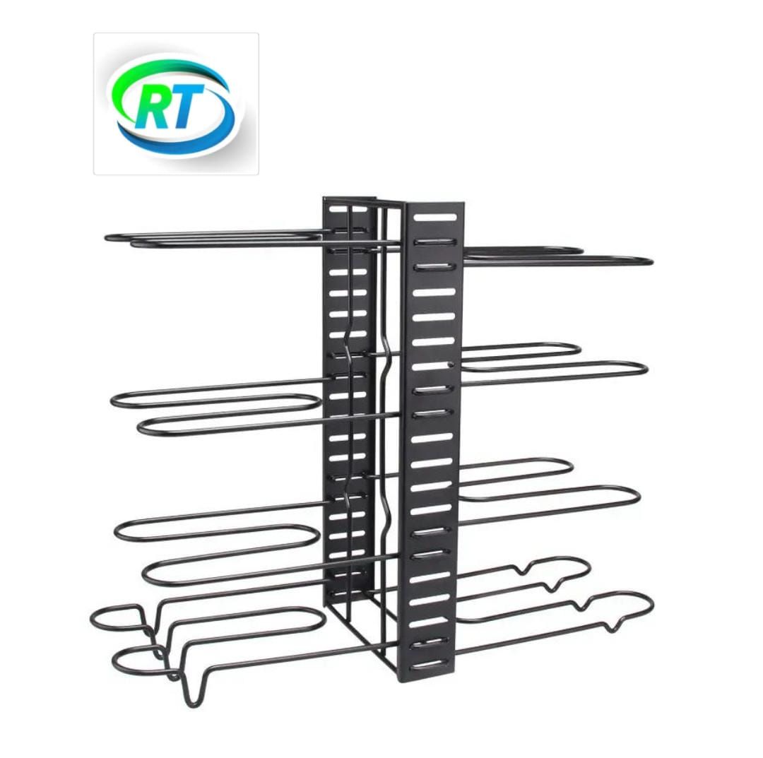 Adjustable 8-Tier Pot & Pan Organizer Rack – Kitchen Storage Made Easy 🍳🧑‍🍳_2